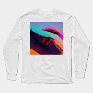 Vibrant Lines #5 Long Sleeve T-Shirt